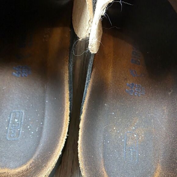 Birkenstock Arizona Suede Leather Sandals Size 11 - Picture 10 of 11